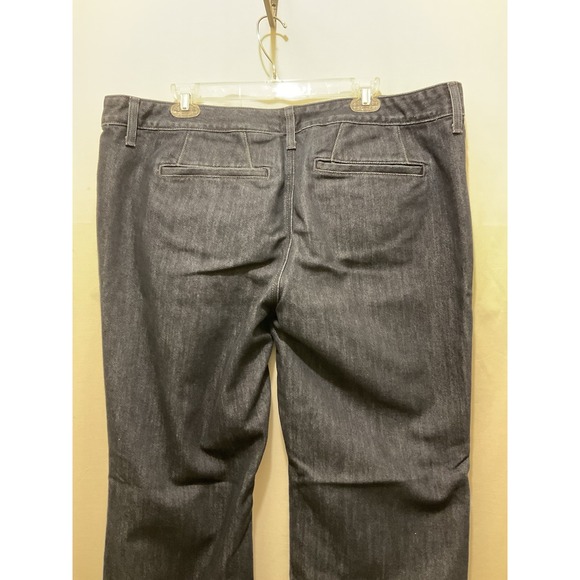 Eddie Bauer Jeans Women's 20 Blue‎ Denim Cotton Stretch Skater Wide Leg Outdoor - Picture 2 of 12